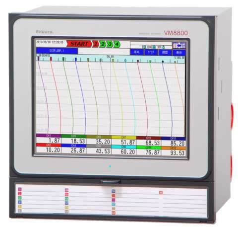 Bộ ghi dữ liệu VM8806A Paperless recorder Ohkura