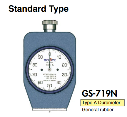 GS-719N, GS-719G, GS-719R Teclock- đồng hồ đo độ cứng cao su